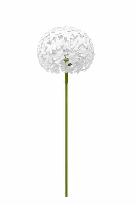 Produktbild von Gartenstecker Metall Allium Stecker weiß ArtFerro Garten Ø20cm H116,2cm Deko/240131