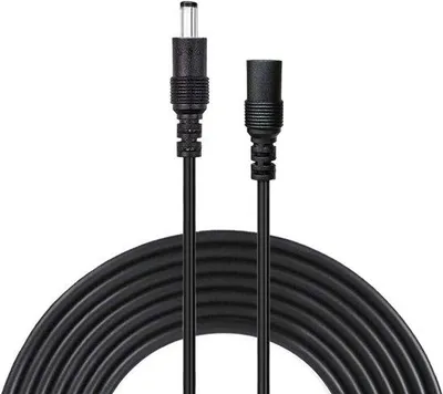 Imagen del producto de Cable de extensión para enchufe de 12V - Conector macho-hembra - 5 metros, color