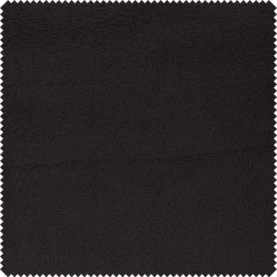 Produktbild von Fleece-Stoff "Antipeeling", Uni, 145 cm breit, Meterware Schwarz