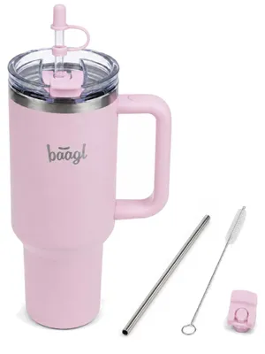 Produktbild von Baagl B-Cup Thermobecher 1,18 l Edelstahl Trinkbecher (Pink)