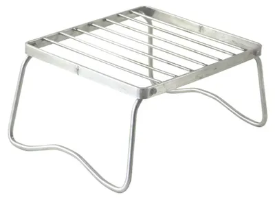 Obrázek produktu pro Přenosný gril na dřevěné uhlí z nerezové oceli, mini gril, skládací venkovní gril