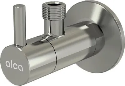Produktbild von alcadrain Eckventil mit einem Filter 1/2"×3/8", NICKEL-Glanz