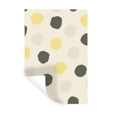 Obrázok produktu pre MuchoWow® Nálepka na stenu - Bodky - pastelové - vzor - 20x30cm - Samolepiaca a polohovateľná