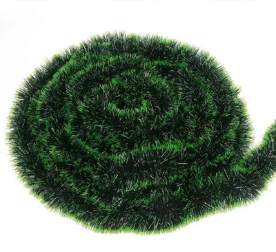 Productafbeelding van Kunstmatige dennenkrans, 10 meter x 9 cm, groen, PVC, voor kerstdecoratie