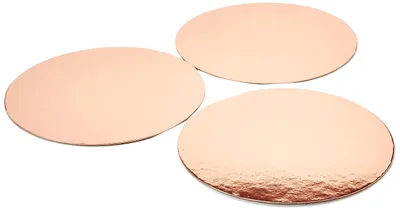 Tortenspiegelkarte roségold 20 cm Karton 3 Stück