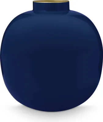 Immagine prodotto di Pip Studio - Vaso in metallo (blu, 23 cm)