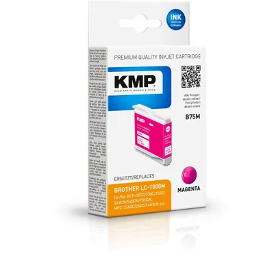 Produktbild von KMP Patrone Brother LC-1000M LC51M 400 S. magenta remanufactured