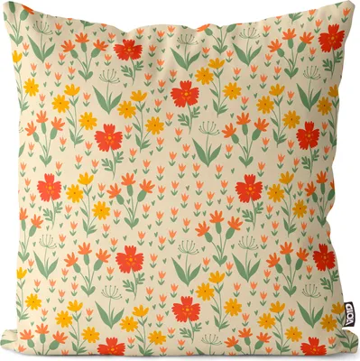 Produktbild von VOID Blumenwiese Frühling Blumen Kissenbezug Kissenhülle Sofakissen Kissen Deko Outdoor-Kissen Dekokissen