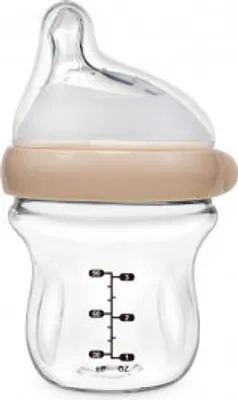 Produktbild von Haakaa Generation 3 Trinkflasche Glas 120ml - Peach