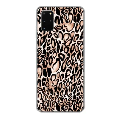 Produktbild von MuchoWow® Handyhülle Schutzhülle Hülle für Samsung Galaxy S20 Plus Panther Druck - Schwarz - Flecken Silikon Softcase Handy Hülle - Hartschale