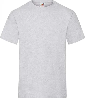 Produktbild von Fruit of the Loom 61-212-0 | Heavy Baumwolle Herren T-Shirt - Farbe: Heather Grey - Größe: XL