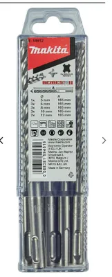Zdjęcie produktu dla Makita Hammerbohrer-Set SDS-PLUS, Nemesis II SDS-PLUS - Nemesis II - 12 tlg.