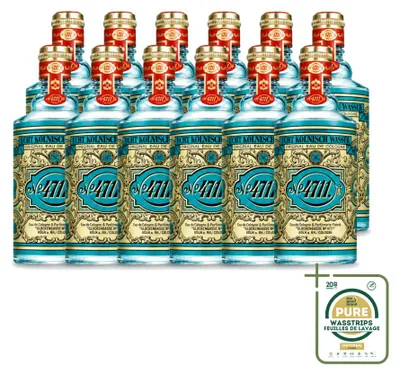Immagine prodotto di 12 flaconi di Acqua di Colonia Originale 4711 - Bottiglia Molanus - 100 ml - Confezione da 12 pezzi