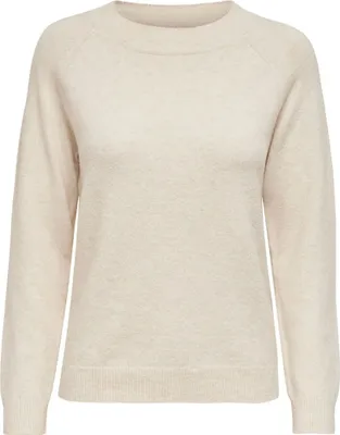 Produktbild von ONLY Basic Strickpullover Stretch Sweater Langarm Rundhals Shirt ONLRICA Größe: 42