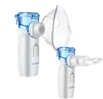 Zdjęcie produktu dla BORNOVA Baby-Aerozolizator, elektryczny inhalator do ponownego ładowania dla dzieci i dorosłych, inhalator przenośny, 1 sztuka