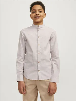 Image de Jack & Jones Summer Chemise à manches longues Beige 10 Years Garçon Beige 10 Years