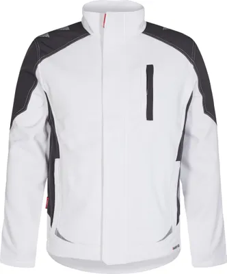 Produktbild von F. Engel Galaxy Softshelljacke, Weiss/Anthrazit Grau, Gr. 6XL