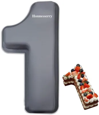 Productafbeelding van Silicone Cakevorm Nummer 1 voor Taarten