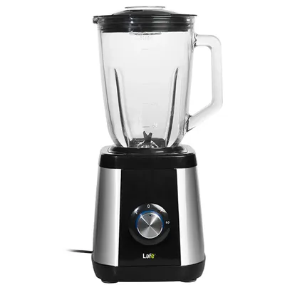 Produktbild von Lafe LAFBLE46185, Tischplatten-Mixer, Pulsfunktion, Eis-Crusher, 600 W, Schwarz, Edelstahl, Transparent