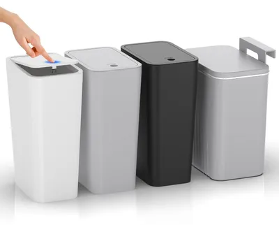 Image de Conteneurs de déchets avec couvercle pour usage domestique