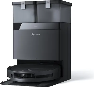 Produktbild von DEEBOT T50 MAX PRO OMNI G2 Ecovacs Saugroboter, 18500 Pa, 80 ml Wassertank, OMNI-Station, App-Steuerung, Ladezeit ca. 3,7 Stunden, 6400 mAh Li-Ion-Akku, Schwarz