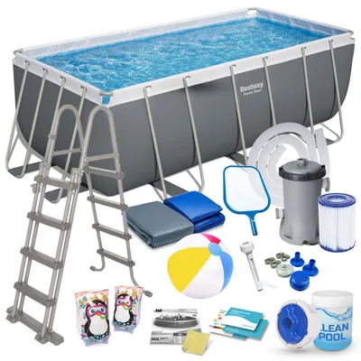 Obrázok produktu pre Basen ogrodowy stelażowy 412x201x122cm 18w1 Bestway 56456ND