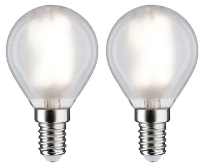 Zdjęcie produktu dla Żarówka LED typu „kropla” 230 V, E14, 2 x 470 lm, 2 x 4,8 W, 4000 K, matowa