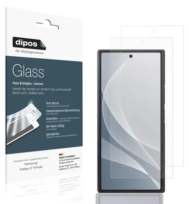 Immagine prodotto di 2x Pellicola Protettiva per Samsung Galaxy Z TriFold Aussenseite Protezione opaco Vetro Flessibile 9H dipos