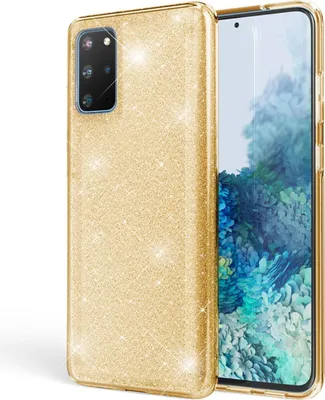 Produktbild von NALIA Glitter Case für Samsung Galaxy S20 Plus, Diamant Schutz Hülle Handy Etui Gold