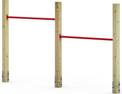 Obrázok produktu pre Hrazda Wickey FIT Tumble 308 s hrazdou a rebríkom na lezenie, verzia 125 cm