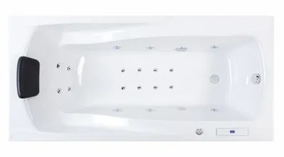 Produktbild von Whirlpool Centauri 180x85 links  Germany 18 Düsen Befüllung Überlauf : Befüllung über den Überlauf Varianten: Befüllung über den Überlauf