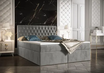 Produktbild von B&B Home Boxspringbett Monett 140x200 cm – mit Bettkasten
