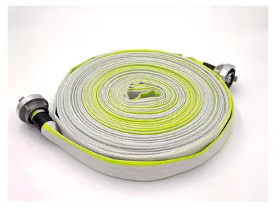 Produktbild von Industrieschlauch 1 Zoll, 50 Meter | Feuerwehr- und Bauschlauch mit Storz-Kupplung