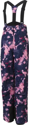 Produktbild von CRIVIT Kinder Mädchen Skihose wasserabweisendes Obermaterial Schneehose Warm Blau, Rosa, Pink - gemustert 134 / 140 NEU