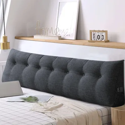 Image de Coussin en forme de coin pour soutenir le dos, coussin de lecture amovible