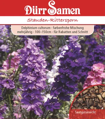 Produktbild von Staudenrittersporn | Staudenritterspornsamen von Dürr Samen