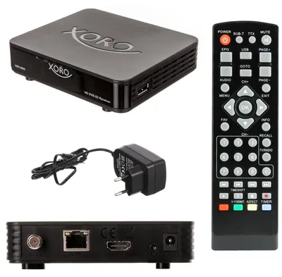 Produktbild von Xoro HRS 8655, Satellit, Full HD, DVB-S2, 1920 x 1080 Pixel, 4:3, 16:9, AVI, MPG, TS