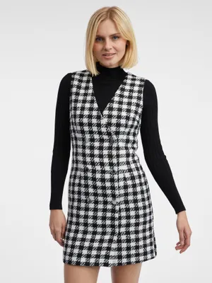 Produktbild von Orsay Weiß-Schwarzes Damen Kariertes Kleid 415050001000__34
