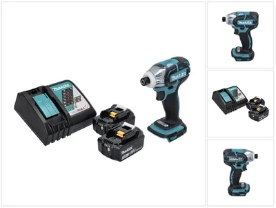 Produktbild von Makita DTS 141 RF Akku Impulsschrauber 18 V 40 Nm 1/4" Brushless + 2x Akku 3,0 Ah + Ladegerät