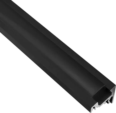 Produktbild von A20 LED Aluprofil Schwarz Eckprofil 30° 1m schwarz