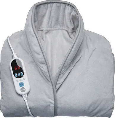 Image de Macom 936 Couverture chauffante Couverture chauffante électrique 100 W Gris Microfibre