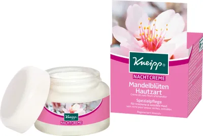 Produktbild von Kneipp Mandelblüten Hautzart Nachtcreme regeneriert & wirkt hautstraffend, 50 ml Creme