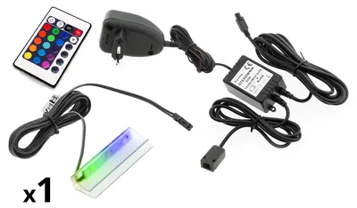 Zdjęcie produktu dla 1. Oświetlenie LED z szklaną płytą, RGB