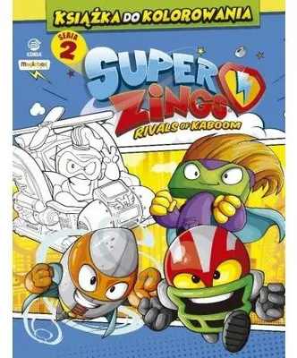 Produktbild von Malbuch „SuperZings“ Serie 5