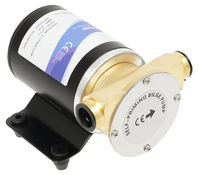 Produktbild von Landwirtschaftliche Wasserpumpe - Elektrische DC 12V Pumpe - 120W - 30 l/min Fördermenge - Kupferlaufrad - 2850 U/min - Schwarz