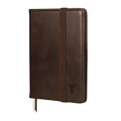 Image de Porte-passeport en cuir TORRO - Marron foncé