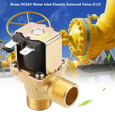 Image de Électrovanne, vanne électrique, vanne d'eau électrique, électrovanne NC, vanne magnétique électrique