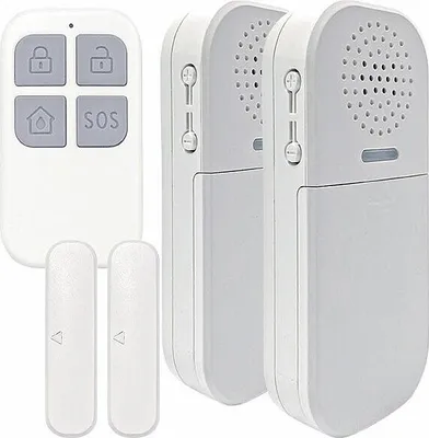 Image de 2 alarmes télécommandées pour porte et fenêtre 130 dB