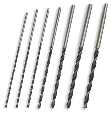 Holzbohrer-Set 30 cm, 7-teilig, Ø 4-12 mm, Spiralbohrer
