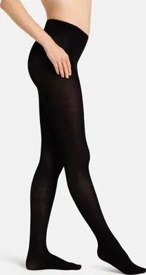 Produktbild von Camano Strumpfhose 2er Pack Thermo Light in zeitlosem Design black 40-42